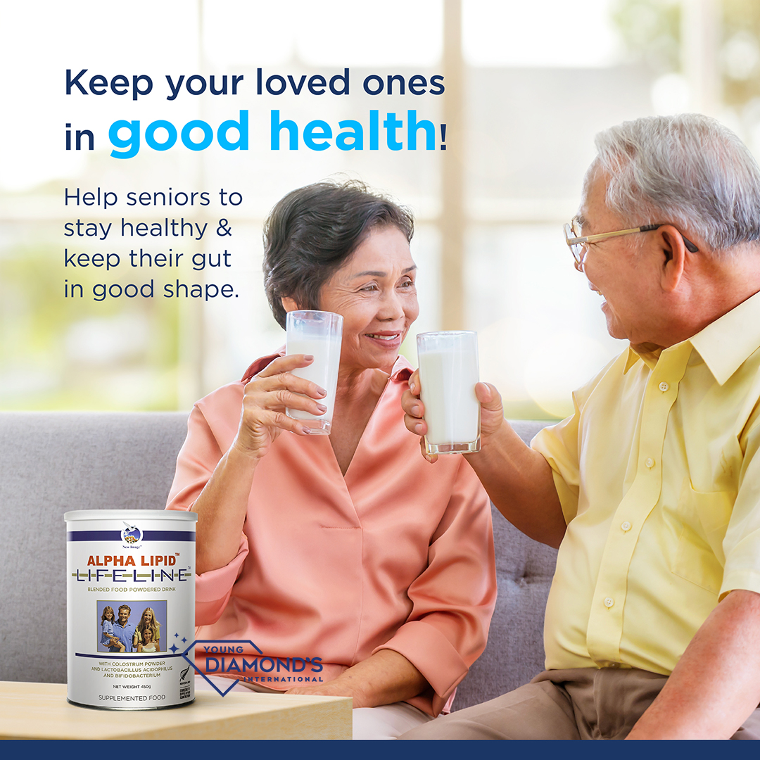 Family in good health with alpha lipid lifeline