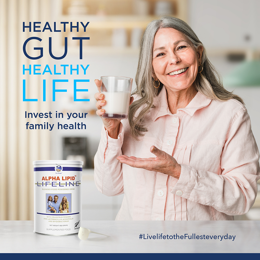 Gut Health with Alpha lipid lifeline colostrum drink
