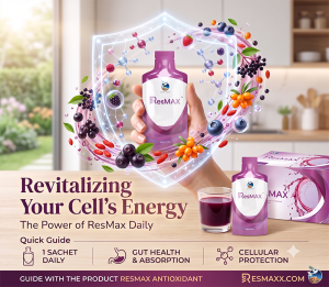Revitalising your cells energy with ResMax antioxidant